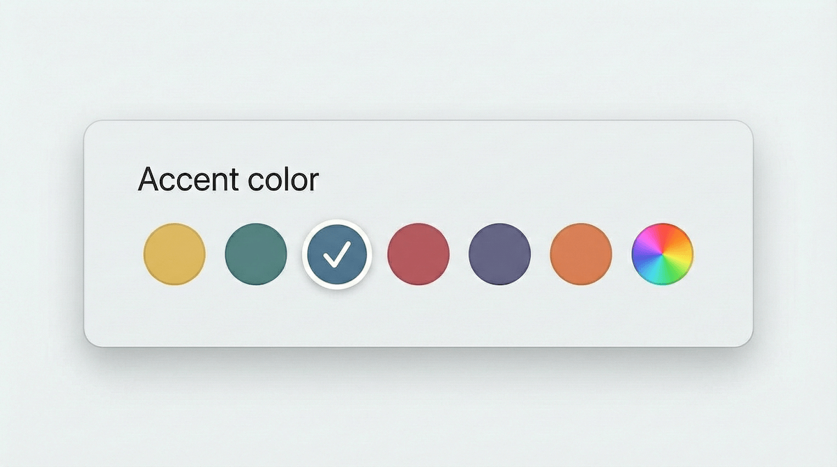 macOS Accent Colors